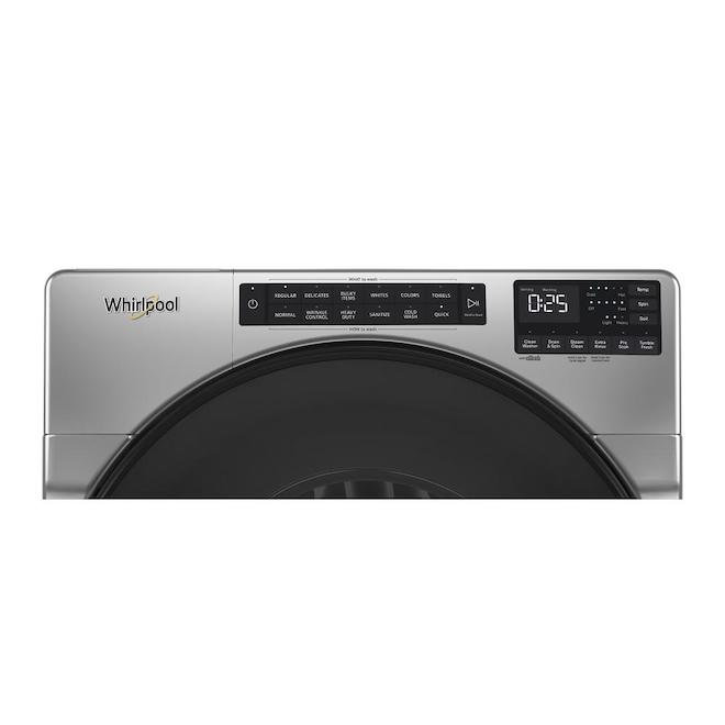 Whirlpool 5.2-cu ft Front Load Washer - Quick Wash Cycle - Shadow Chrome