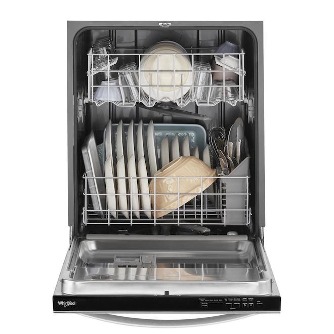 Whirlpool 24-In 55 dBA Built-in Dishwasher Water Filtration Smudge-Free Stainless Steel