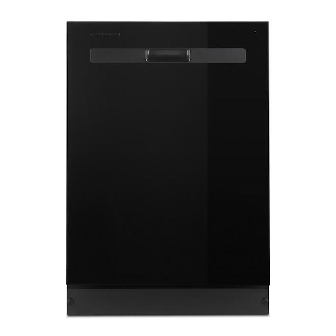 Whirlpool 55 dBA Filtration Built-in Dishwasher with Adjustable Upper Rack - Black 24-in