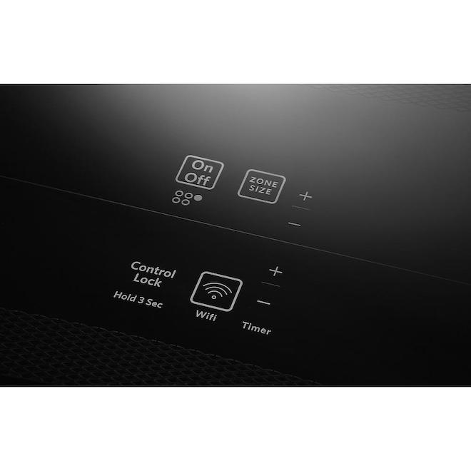 KitchenAid 30in 5 Elements Black Smooth Surface Electric Cooktop