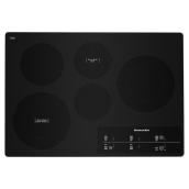 KitchenAid 30-in - 5 Elements - Stainless Steel Smooth Surface Touch-Activated Controls Electric Cooktop (Actual: 30-in)