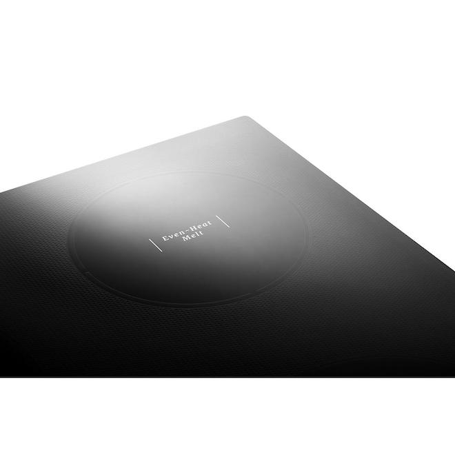 KitchenAid 5 Elements - Black Smooth Surface with Touch-Activated Controls Electric Cooktop (Common:36-in)