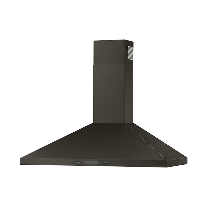 Whirlpool 36in Chimney Wall Mount Range Hood Stainless Steel