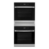 Whirlpool Stainless Steel Double Wall Flushmount Convection Oven - 24-in