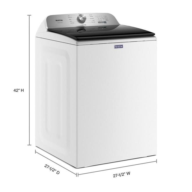 Maytag Pet Pro 5.4-Ft³ Top Load Washer Deep Fill White