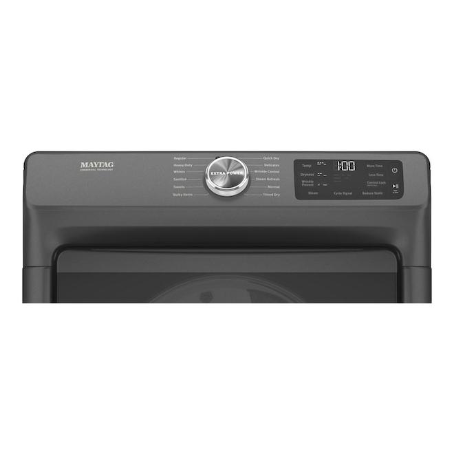 Maytag 7.3-cu ft Black Gas Dryer - Quick Dry