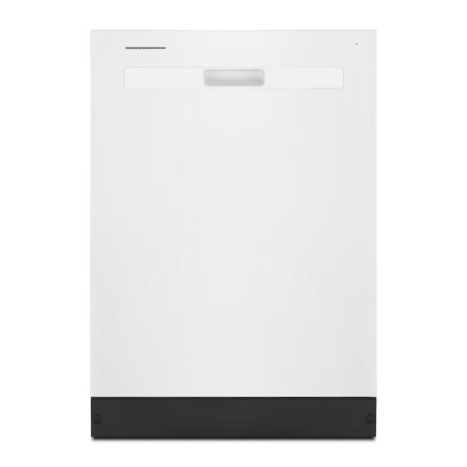 Whirlpool 55 dBA 24-in Built-In Dishwasher with Boost Cycle and Pocket Handle - White