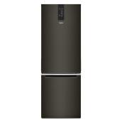 Réfrigérateur à congélateur inférieur 12,9 pi³ Whirlpool, acier inoxydable noir, 24 po, compact