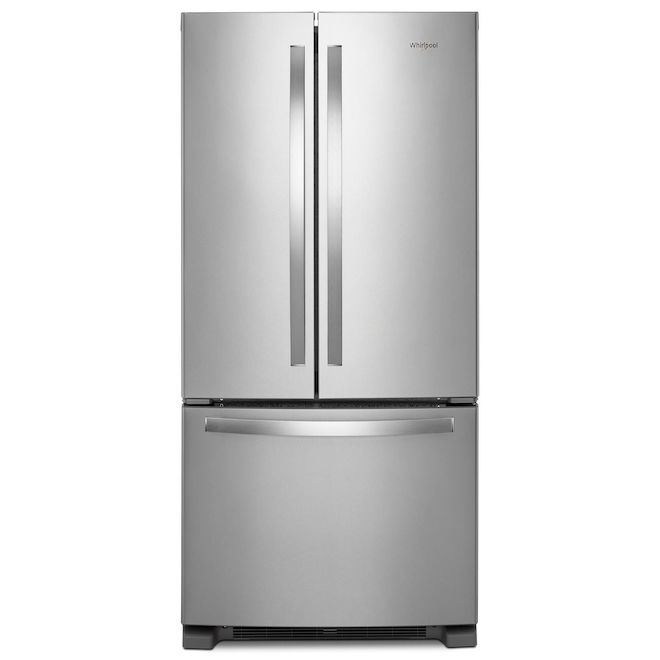 Whirlpool 33-in French Door Refrigerator - 22-cu. ft. - Fingerprint Resistant Stainless Steel