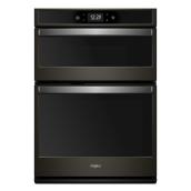 Whirlpool 30-in Black Stainless Steel Combination Microwave and Wall Oven