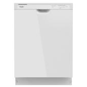 Whirlpool 24-in White Built-In Dishwasher with Quick Cycle - 57-dBA