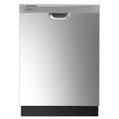 Whirlpool 24-in Two-tone Grey Stainless Steel Built-In Dishwasher