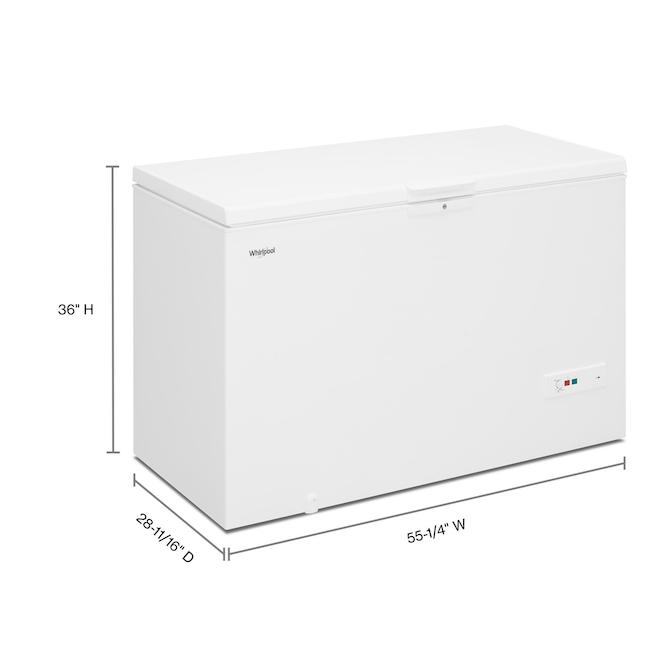 Whirlpool 16 Cu.Ft. Chest Convertible Freezer-to-Fridge White
