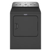 Maytag 7-ft³ Reversible Side-Swing Door Steam Cycle Vented Electric Dryer - Black