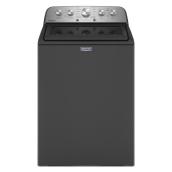 Maytag 30-in 5.5-ft³  Electric Top-Load Washer - Black