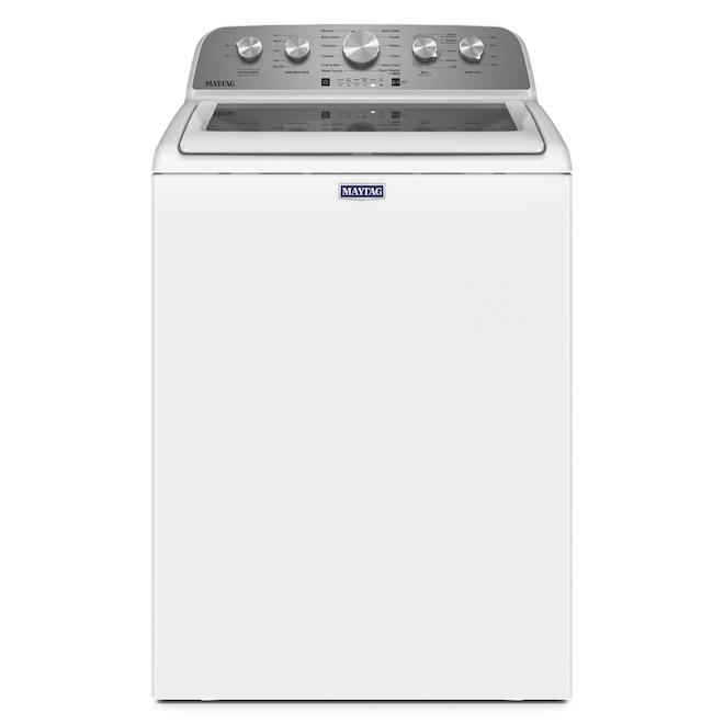 Maytag 30-in 5.5-ft³  Electric Top-Load Washer - White