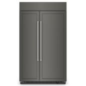 KitchenAid 30-ft³ Counter Depth Built-In Side-by-Side Refrigerator - Grey