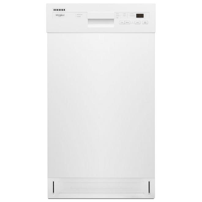 Whirlpool 50 dB Front Control Panel 18-in White Built-In Dishwasher - ENERGY STAR®