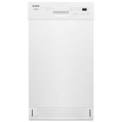 Whirlpool 50 dB Front Control Panel 18-in White Built-In Dishwasher - ENERGY STAR®