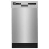 Whirlpool 18-in 50 dB Stainless Steel Front Controls Built-In Dishwasher