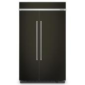 KitchenAid 30-ft³ Counter Depth Side-by-Side Refrigerator with Water/Ice External Dispenser - Black Stainless Steel