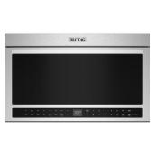 Maytag 30-in 1.1-ft³ Multifunction Over-the-Range Flush Mount Toaster Microwave Oven - Stainless Steel