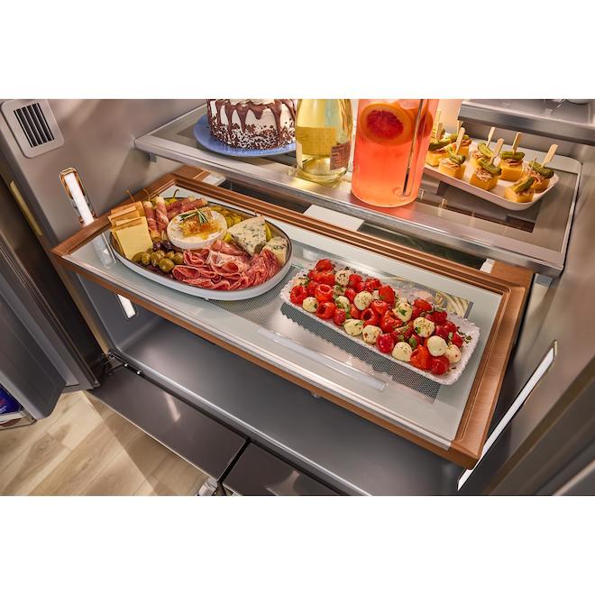 KitchenAid Refrigerateur with French Doors of 19.2-cu.ft. - Stainless Steel