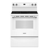 Maytag 5.3-cu.ft. Electric Range with Convection and No Preheat Air Fry and Air Bake - White