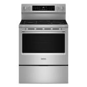 Maytag 5.3-cu.ft. Electric Range with True Convection and Grill Mode - Stainless Steel