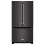 KitchenAid French Door Refrigerator 36-in 20-cu.ft. in Black Stainless Steel