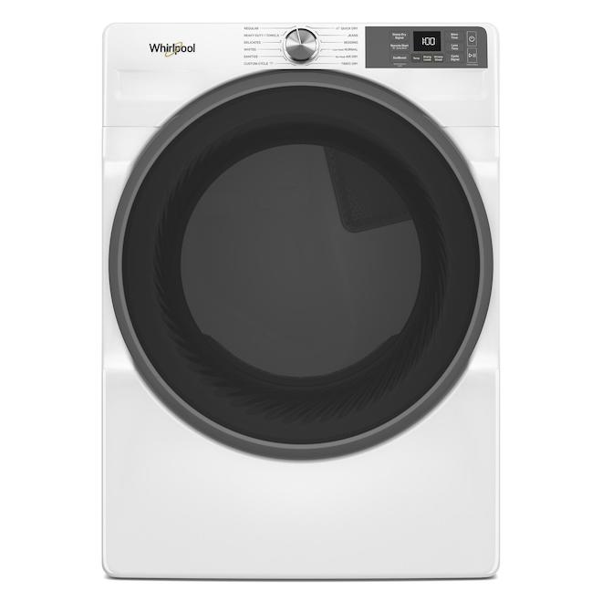 Whirlpool 7.4-cu.ft. Smart Electric Dryer with Wrinkle Shield - White