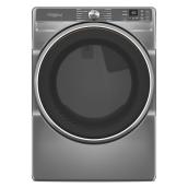 Whirlpool 7.4-cu.ft. Smart Electric Dryer with Steam Capabilities - Radiant Silver