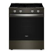 Whirlpool 5.3-cu.ft. Electric Range with Air Cooking Technology - Black