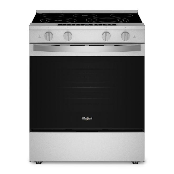 Whirlpool 5.3-cu.ft. Electric Range with Air Cooking Technology - Stainless Steel