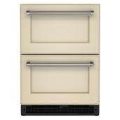 Réfrigérateur sous comptoir Whirlpool 4,4 pi³ à 2 tiroirs, panneaux personnalisables