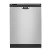 Amana 24-in 2-Basket Pocket Handle Built-In Dishwasher 51 dB - Stainless Steel