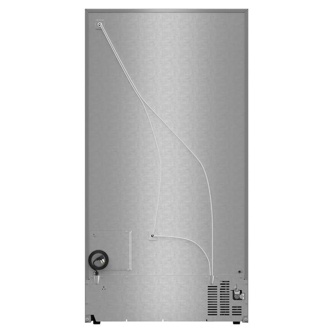 Whirlpool Counter-Depth 36 po l. 21-ft³ Stainless Steel Side-by-Side Refrigerator