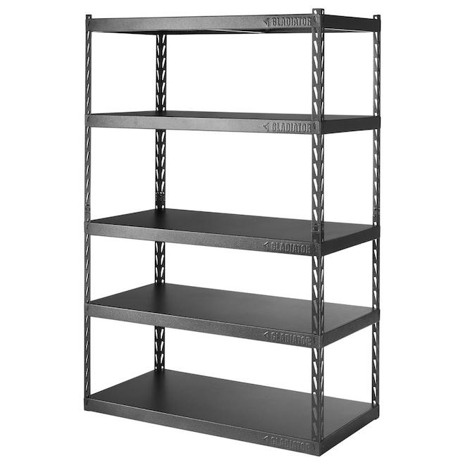 Gladiator EZ Connect Rack 24 x 48-in with Click-and-Lock System - 5 Shelves