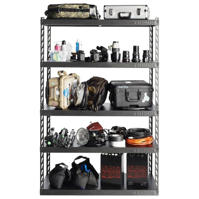 Gladiator EZ Connect Rack 24 x 48-in with Click-and-Lock System - 5 Shelves