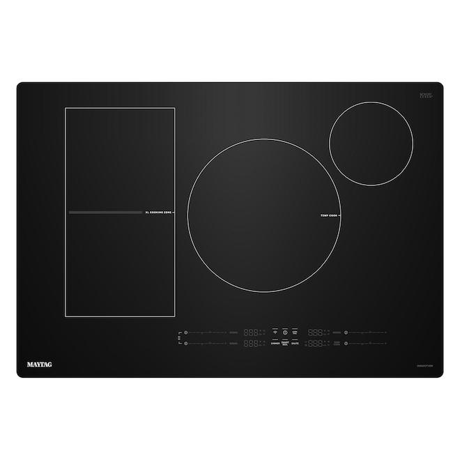 Maytag 30-in 4-Element Electric Induction Cooktop - Black