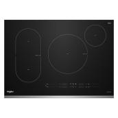 Surface de cuisson électrique à induction Whirlpool 4 éléments 30 po, noir