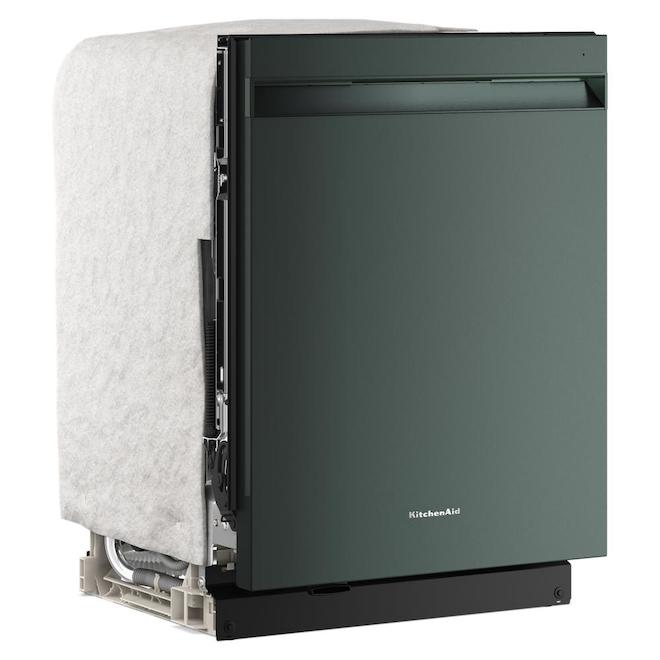 KitchenAid Built-In Dishwasher 44 dB with Pocket Handle and 3rd Rack 360-Degree Max Jets  - Juniper