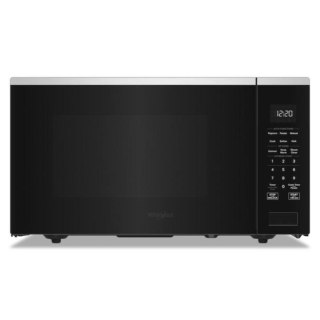 Whirlpool Countertop Microwave Oven 1.6-ft³ with Auto Functions and Sensor Cooking - Fingerprint-Resistant Stainless Steel