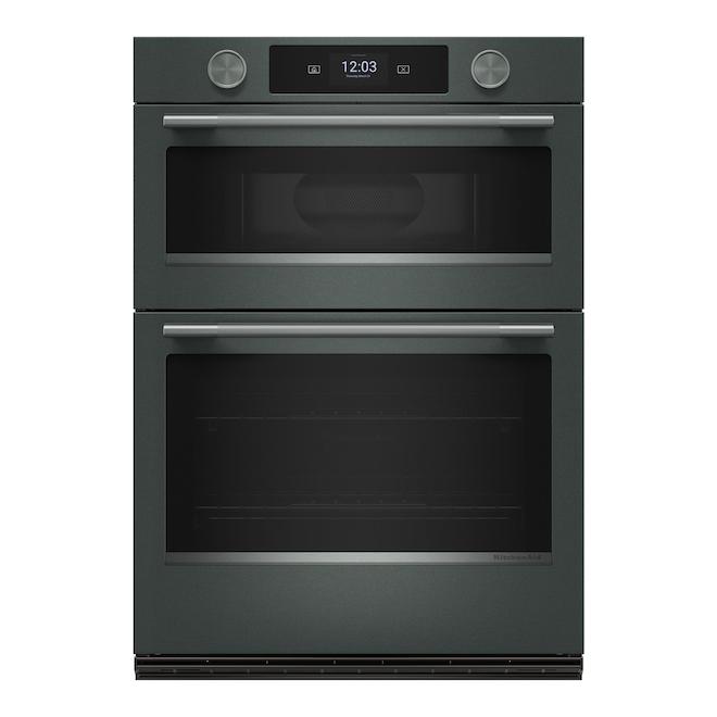 KitchenAid Microwave and Wall Oven Combo 30-in Smart with Assisted Cooking - Juniper
