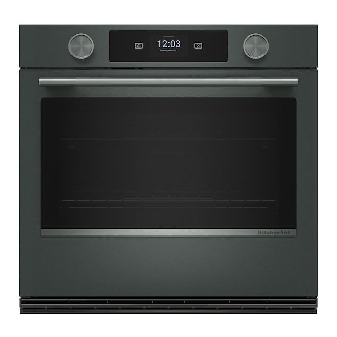KitchenAid Wall Oven 30-in 5-ft³ Smart with Assisted Cooking - Juniper
