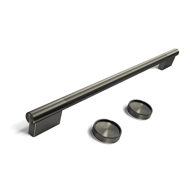 KitchenAid Handle and Knob Kit 3-Piece for Single Wall Oven or Built-In Microwave - Black Ore