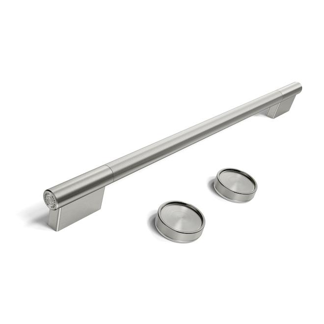 KitchenAid Handle and Knob Kit 3-Piece for Single Wall Oven or Built-In Microwave - Stainless Steel