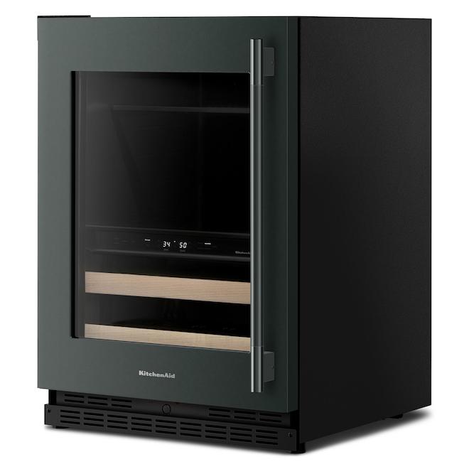 KitchenAid Built-In Beverage Centre 24-in 4.8-ft³ Right-Hand - Wood and Juniper