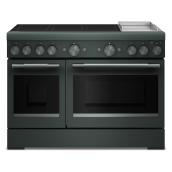 KitchenAid 48" 6.3 cu. ft. True Convection 6-Element Freestanding Induction Air Fry Range - Juniper