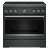KitchenAid 36" 5.1 cu. ft. True Convection 6-Element Induction Air Fry Range - Juniper